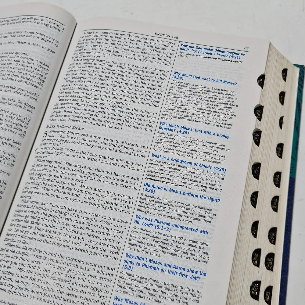 The Quest Study Bible : Indexed by Marhsall Shelley (1994, Hardcover)